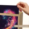 Astronaut - Ruimte - Surfen - Kleurrijk Light Box met kabel (Kinderlampje) klein -USP_websiteprintNL