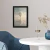 Luchtballon - Wolken - Water - Blauw fotolijst zwart zonder passe partout klein -sfeer4