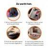 Kleurrijk - Bloemen - Abstract - Stippen Inductie beschermer vinyl 3mm klein -zzzzzzz-td-werking