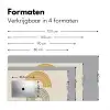 Bogen - Lijnen - Oranje - Minimalistisch Muismat XXL klein -sfeer5