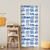 Huizen - Schepen - Blauw deurposter klein 289 -sfeer4