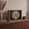 Pizza - Eten - Delftsblauw Light Box met batterij (Wandlamp) middel -sfeer2