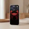 Krab - Rood - Vissen - Schaaldieren Telefoonhoesje iPhone 17 Pro Max klein -sfeer2