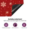 Illustratie - Sneeuwvlokken - Rood Inductie beschermer vinyl 3mm klein 276 -zzzzzzz-cc-onderkant