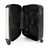 Terracottaspetters op crèmekleur NBS - Handbagage koffer - Kinderen Unisex middel -binnenkant