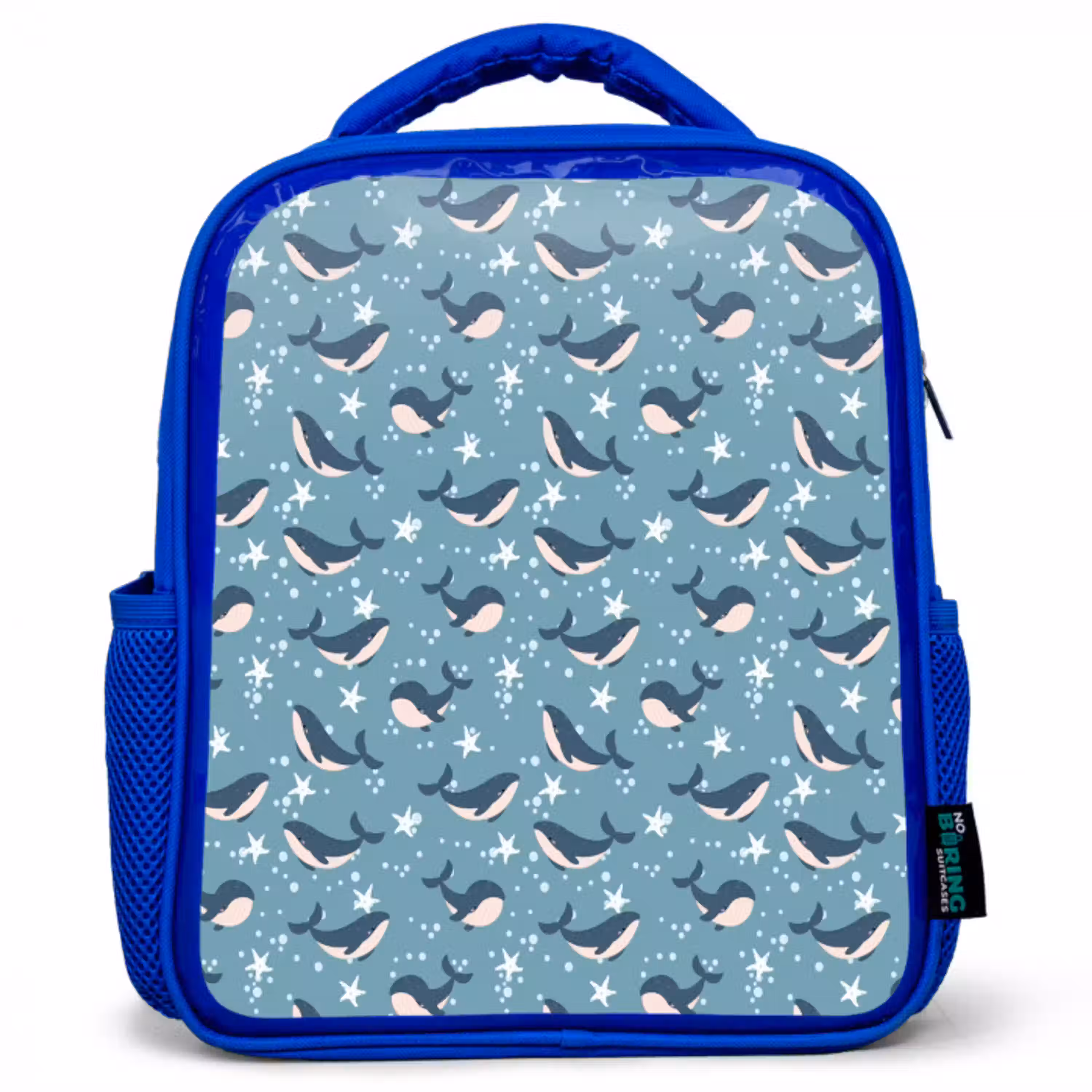 Klein - Oceaan - Walvis - Zeester Kinderrugzak - Blauw middel 862 -3d