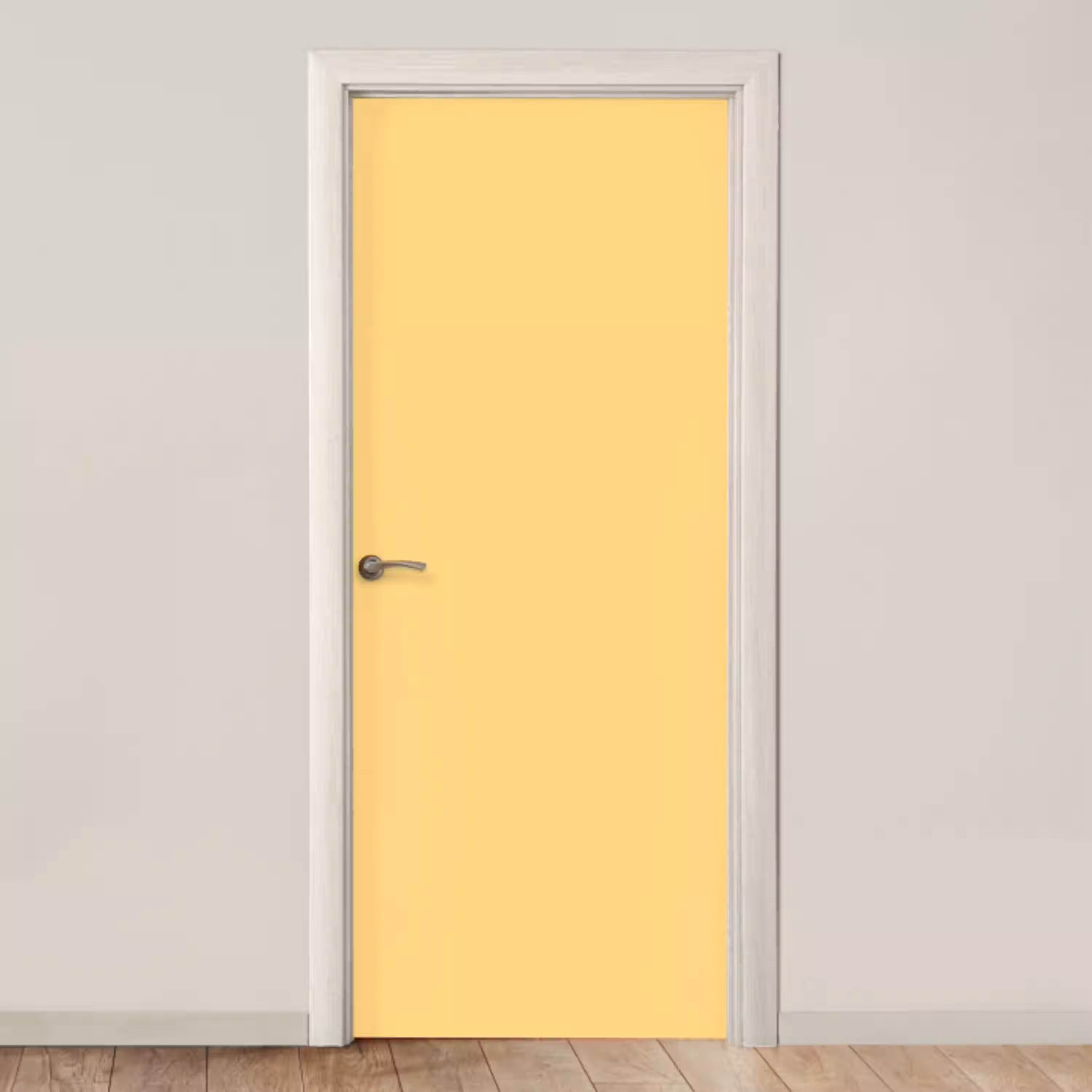 Butter - Geel - Yellow deurposter klein 289 -3d_beige