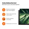 Palmblad - Tropisch - Natuur - Jungle Inductie beschermer vinyl 3mm klein -zzzzzzz-td-ups