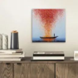 Wolk - Confetti - Boot - Wateroppervlakte aluminium wit klein -sfeer1