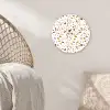 Terrazzo -  Patroon - Wit - Urban Wandcirkel plexiglas klein 852 -sfeer5