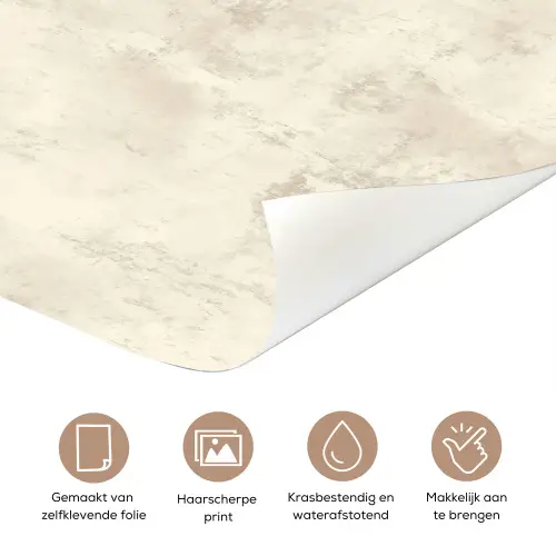 Patroon - Organisch - Beige deurposter klein 289 -closeup_NL