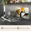 Geel - Abstract - Modern - Vormen keuken achterwand spatscherm klein -usp_FR