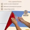 Cirkels - Symmetrisch - Wit - Blauw- Geel keuken achterwand spatscherm klein -spatscherm_NL