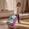 Jongen - Stadion - Voetbal - Zonlicht Kinderkoffer - Roze klein -sfeer1