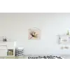Bloem - Beige - Crème textielposter latten blank klein -kinderkamer