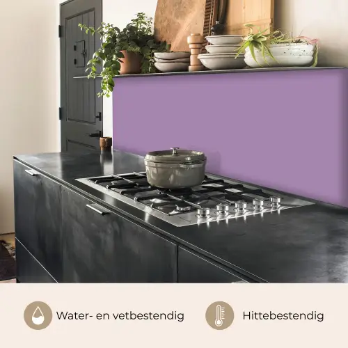 Interieur - Paars - Kleuren - Paarse - Kleur - Effen keuken achterwand 2 middel 871 -usp_NL