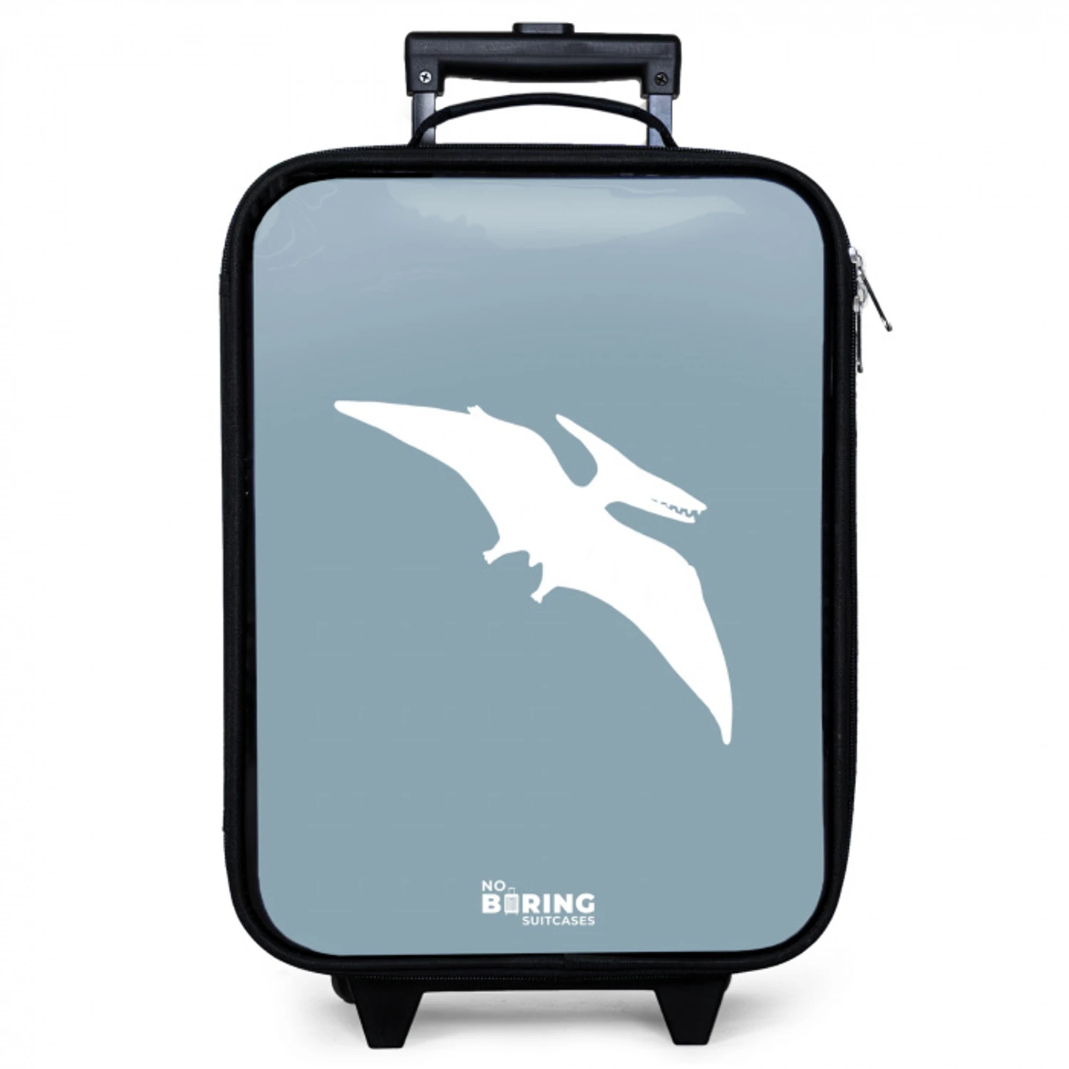 Blauw met Pteranodon dino Kinderkoffer - Zwart klein -zzz_website3d