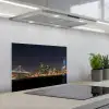 Verlichting - Hemel - Wolkenkrabbers - Skyline keuken achterwand spatscherm klein -3d_schuin