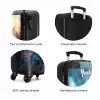 Vlinder flowers NBS - Handbagage koffer - Kinderen Unisex middel zzzzzzzbolletjes_ENG