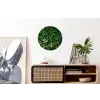Groen - Bladeren - Kartel - Zonlicht Wandcirkel aluminium klein -kantoor