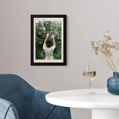 Boom - Appels - Plukken - Natuur fotolijst zwart zonder passe partout klein -sfeer4
