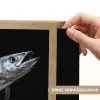 Makreel - Vis - Zwart Light Box met batterij (Wandlamp) middel -USP_websiteprintNL