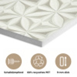 Abstract - Structuur - Grijs - Wit PET vilt klein 837 -closeup_DE
