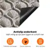 Zand - Schelpenvorm - Grijs Inductie beschermer vinyl 3mm klein 276 -zzzzzzz-td-onderkant