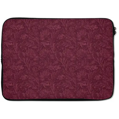 Bladeren - Patroon - Paars laptophoes neopreen klein 279 -zkaufland3dotto