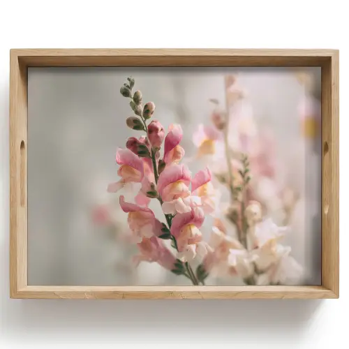 Bloem - Leeuwenbek - Roze - Stengel Dienblad Rechthoek middel -z3d_shopping