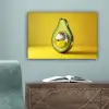 Avocado - Discobal - Geel - Glitter canvas 2cm klein -sfeer4