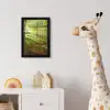 Zon - Bos - Bomen - Natuur - Herfst fotolijst zwart zonder passe partout klein -usfeer4_kinderkamer