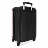 Quotes - Hola poederroze en licht perzik NBS - Handbagage koffer - Kinderen Unisex middel -achterkant
