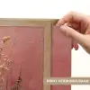 Bloemenboeket - Fijne details - Roze Light Box met batterij (Wandlamp) middel -USP_websiteprintNL