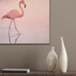 Flamingo - Water - Roze PET vilt klein -sfeer6_closeup