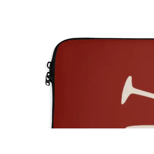 Wijnglazen - Silhouetten - Wit laptophoes neopreen klein -detail