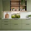 Landschap - Heuvels - Groen keuken achterwand 2 middel -sfeer3