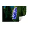 Bloemen - Blauw - Dennenboom Muursticker klein -3d