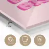 Bisou - Roze - Dikke letters plexiglas 5mm klein -sfeer2