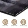 Paard - Magisch - Zwart aluminium wit klein -closeup_FR