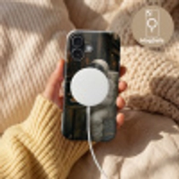 Café - Croissant - Koffie - Astronaut Toughcase MagSafe Apple iPhone 17 klein -USP_MagsafeV