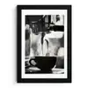 Coffee - Espresso - Koffiemachine - Kop fotolijst zwart zonder passe partout klein -3d