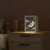 Teddybeer - Maan - Wolken - Sterren Light Box met kabel klein -sfeer1_kind