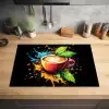 Koffie - Graffiti - Drinken - Abstract Inductie beschermer vinyl 3mm klein -sfeer5