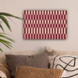 Roze - Rood - Blokjes canvas 2cm klein 34 -sfeer1