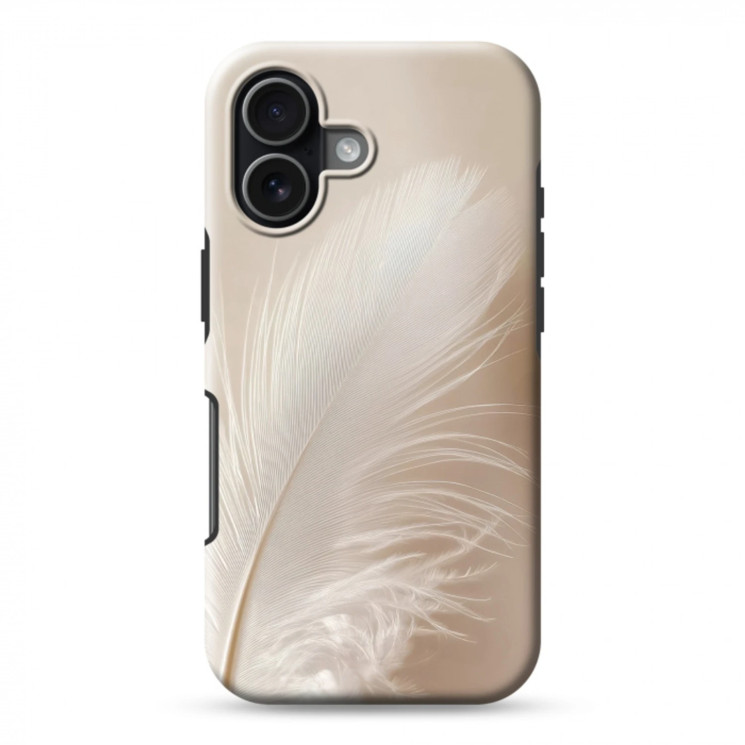 Veer - Minimalistisch - Roze Toughcase MagSafe Apple iPhone 17 klein -3d