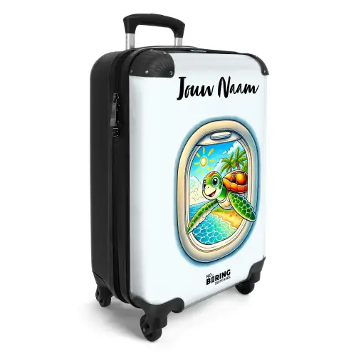 Tropic turtle NBS - Handbagage koffer - Kinderen Unisex middel -productfoto_3d