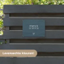 Papa's Schuur met Hart tuinposter los doek klein -sfeer3