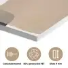 Vlakken - Abstract - Zwart - Strepen PET vilt klein -closeup_NL