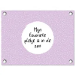Quotes - Mijn favoriete plekje is in de zon - Tekst - Zon - Zomer tuinposter los doek klein -3d